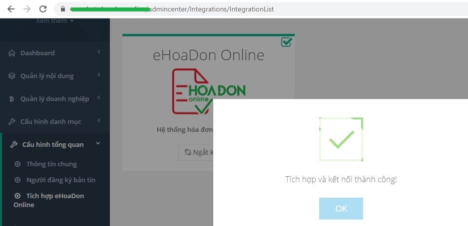 Hình ảnh cho mục tin tức Tích hợp website thương mại điện tử BizStore với eHoaDon Online