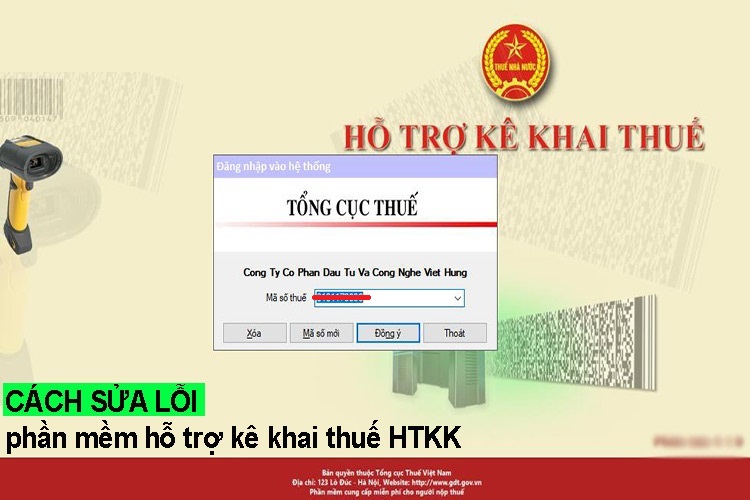 Hình ảnh cho mục tin tức Xử lý lỗi không đăng nhập được vào phần mềm HTKK